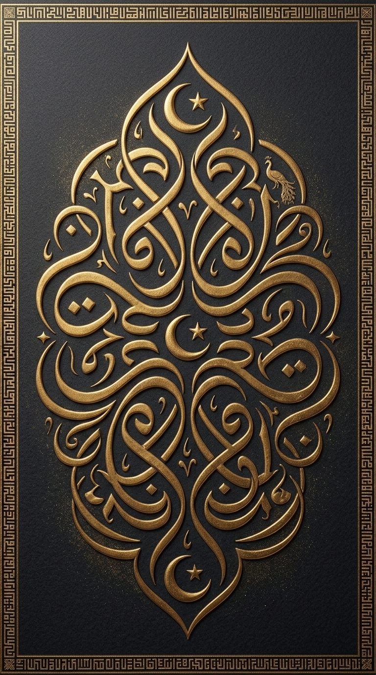 . Elegant Arabic Gold Texture